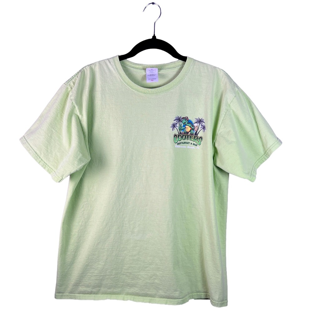 Y2K Cooters Restaurant‎ Clearwater Beach Florida Graphic T-Shirt Men's L Skater